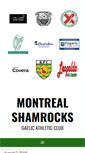 Mobile Screenshot of montrealshamrocks.com